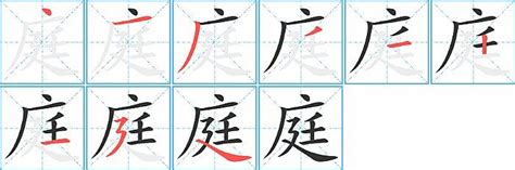 庭字五行|康熙字典：庭的字义解释，拼音，笔画，五行属性，庭的起名寓意。